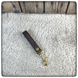 SNAP HOOK - BUSHCRAFT BELT LOOP - with SNAP BUTTONS (SOLID BRASS)