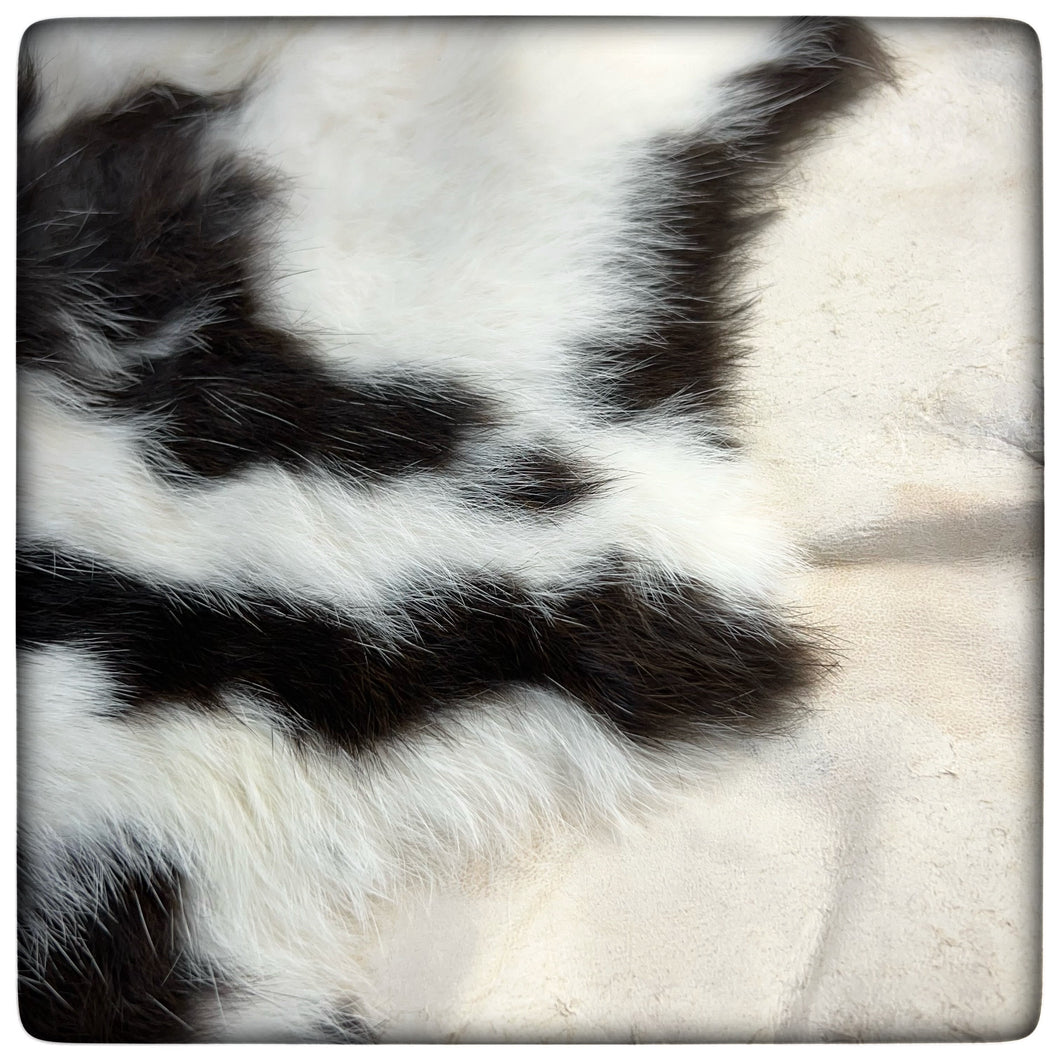 GENUINE RABBIT HIDE (Black & White) # 2 – PROMETHEUS Bushcraft Equipment