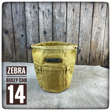 Carica l&#39;immagine nel visualizzatore di Gallery, HEAVY DUTY 20oz. OILSKIN Bag DeLuxe for Zebra Billy Can - (2nd. Gen.)