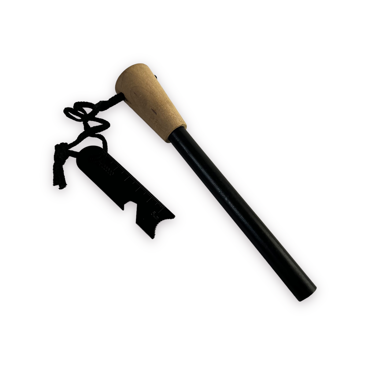 FERROCERIUM ROD 13cm with wood handle – PROMETHEUS Bushcraft Equipment