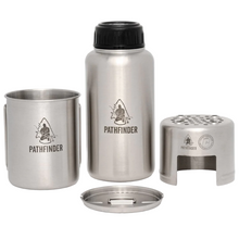 Carica l&#39;immagine nel visualizzatore di Gallery, PATHFINDER - Stainless Steel Bottle Cook Set
