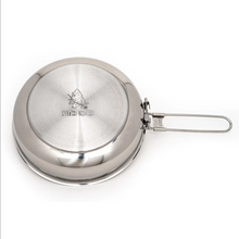 Carica l&#39;immagine nel visualizzatore di Gallery, PATHFINDER - Stainless Steel Skillet and Lid